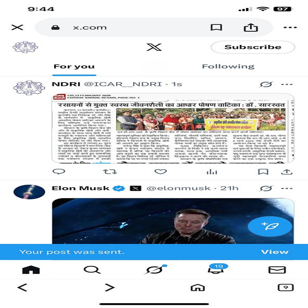 रसायनों से मुक्त स्वस्थ जीवनशैली का आधार पोषण वाटिका : डॉ. सारस्वत