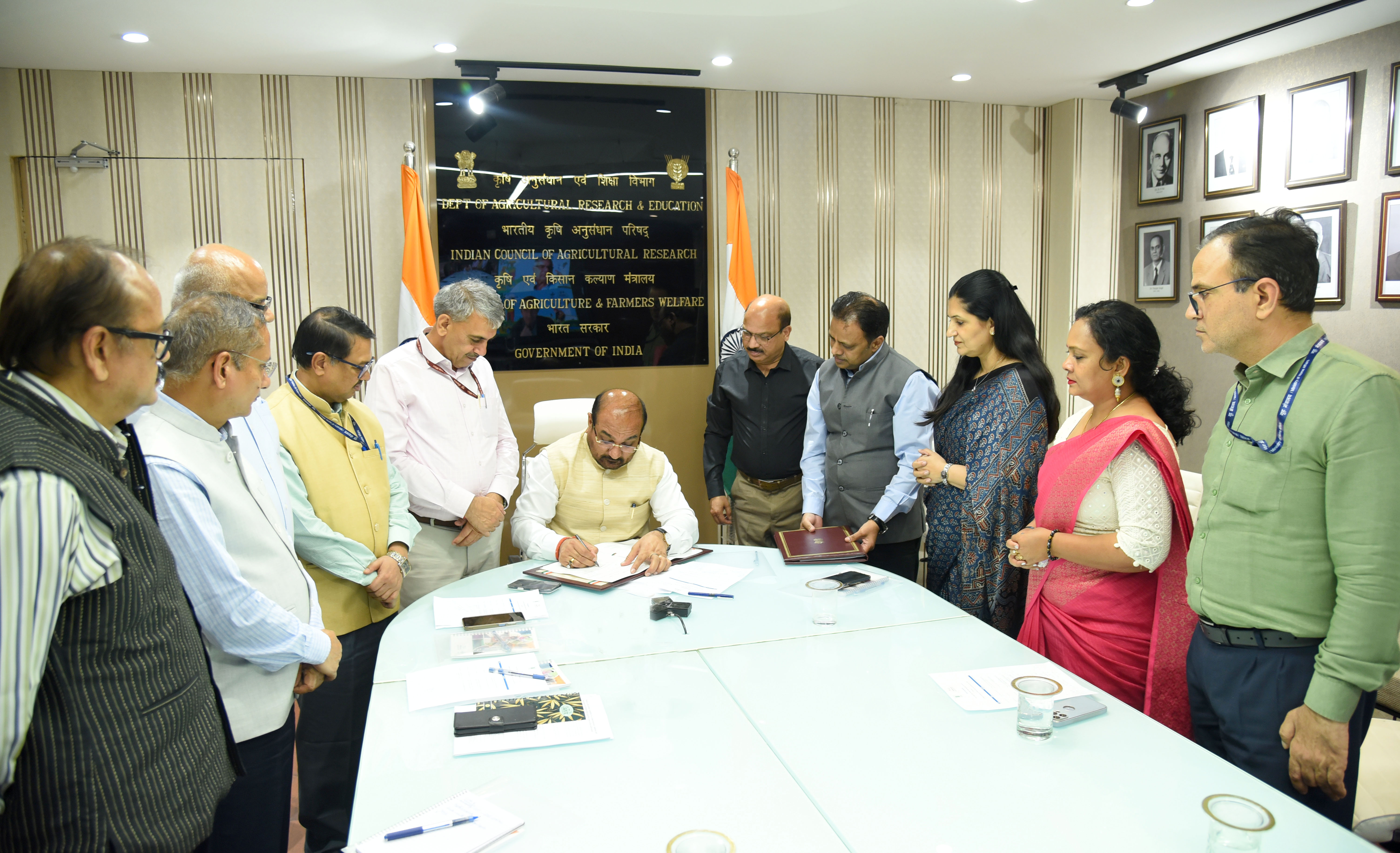MoU signing Ceremony Between ICAR and CGIAR 