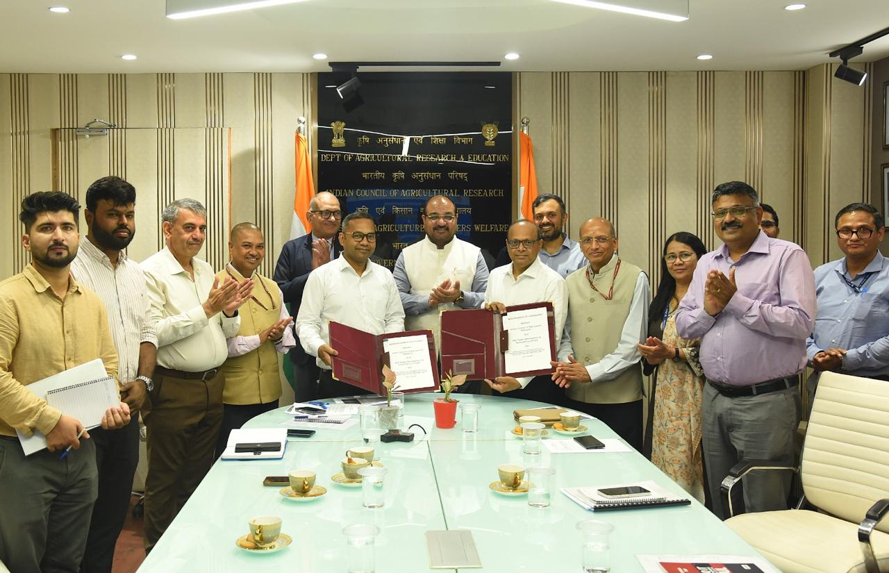 Signing of MoU with RECPDCL for Solarization of ICAR institutes