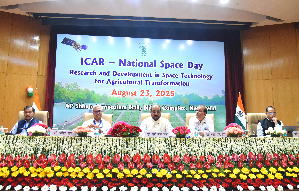 ICAR Celebrates National Space Day on the Theme “Research and Development in Space Technology and Agricultural Transformation”