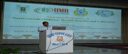 Awareness Programme on “Health benefits and cultivation of Nutri-cereal (Millets)” for CRPF Staff Members and Soldiers organized