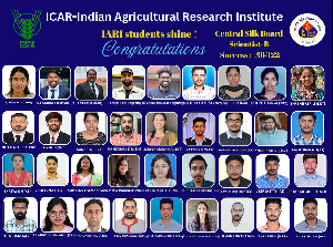 ICAR-IARI Students Excel in Central Silk Board Scientist Selection