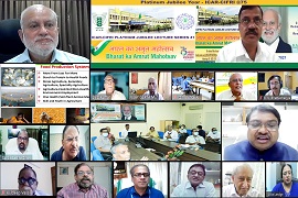 Dr. S. Ayyappan, Former Secretary (DARE) & DG (ICAR) delivers First ICAR-CIFRI Platinum Jubilee Lecture @Bharat Ka Amrut Mahotsav