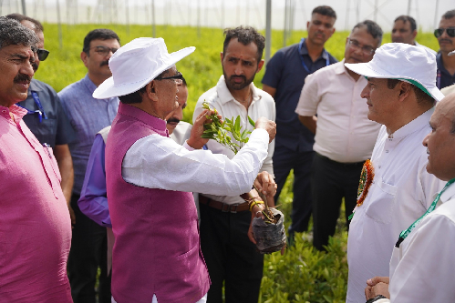 Union Agriculture Minister Shri Shiv Raj Singh Chouhan visits R. S. Pura Jammu, participates in Viksit Krishi Sankalp Abhiyan event