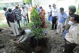 ICAR-CIBA, Chennai initiates “One Student-One Tree” as part of Nation-Wide Campaign on Plantation and Awareness @Bharat Ka Amrut Mahotsav