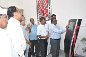 Inauguration of touch screen kisok
