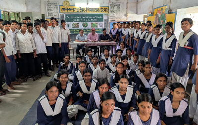 ICAR-NDRI-KVK, Nadia Sensitizes Students on the Harmful Effects of Parthenium