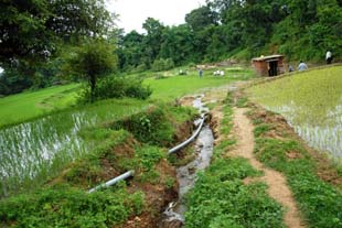 PVC_Pipeline_extension_from_Intake_well_1_