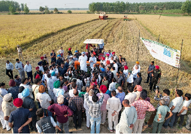 Crop Residue Management Demonstration Day Held at Nurpur Bet, Punjab