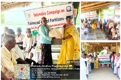 Report on Campaign for Balanced Use of Fertilisers under ICAR-ATARI Zone X, Hyderabad