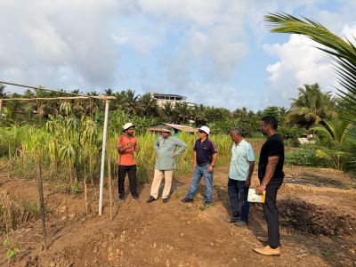 Bamboo Value Chain Expert Shri Kamesh Salam Visits ICAR-CCARI Goa’s Bambusetum