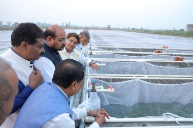 Interactive Farmers’ Meet on Shrimp Harvest and Distribution of Genetically Improved Common Carp Seed Organised