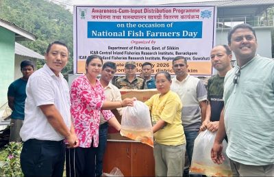 ICAR-CIFRI, Regional Centre, Guwahati Strengthens Sustainable Fisheries and Inspires Young Minds in Sikkim on the Eve of National Fish Farmers' Day