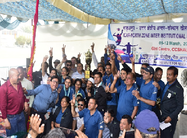 ICAR North Zone Sports Tournament Concludes Successfully at ICAR–CIRB, Hisar
