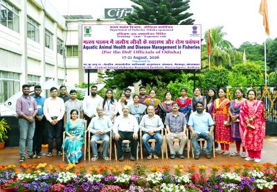 ICAR-CIFRI, Barrackpore Empowers Odisha’s Field-Level Capacity in Fish Health and Disease Management