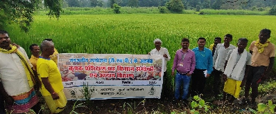 Visit and Monitoring of activities under TSP programme at Dugariya village of Mandla District