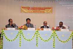 The courses material is prepared as per ICAR approved syllabus for the benefit of under-graduate students already enrolled in Indian Agricultural Universities. Online Demonstration of e-Courses, available on ICAR website, and their contents was also conducted in technical session of the Seminar. Students and faculty members were also provided hands on training on document search and download of courseware.