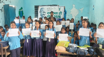 ICAR-MGIFRI, Motihari Organises Swachhata-Themed Creative Competitions for School Children