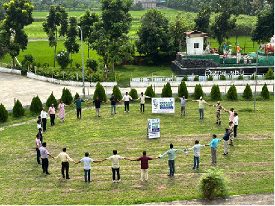 ICAR-MGIFRI, Motihari Organises Human Chain to Promote Swachhata Awareness under Swachhata Hi Seva–2026