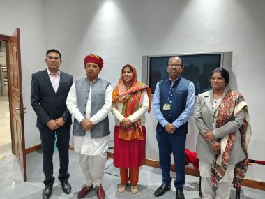 Shri Bhagirath Choudhary Interacts with ICAR-NRCM Officials