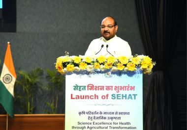 Union Ministers Shri Shivraj Singh Chouhan and Shri J.P. Nadda Launch National Mission ‘SEHAT’ Integrating Agriculture and Health