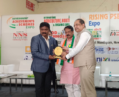 ICAR-NAARM Bags First Prize at International Agriculture, Horticulture and Organic Expo 2025