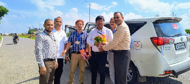 Dr A.K. Nayak, visits ICAR-IISWC, Research Centre in Datia 