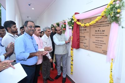 Dr M. L. Jat Visits ICAR-NBAIR, Bengaluru; Inaugurates Laboratory Expansion and Engages with Scientists, Farmers, and Industry