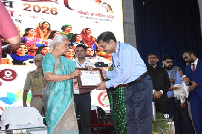 Hon'ble Governor of Uttar Pradesh Smt. Anandiben Patel, commended ICAR-NBFGR's initiative Mission Navshakti for Advancing Women Empowerment & Sustainable Livelihoods at Matra Shakti Conclave-2026, Ayodhya