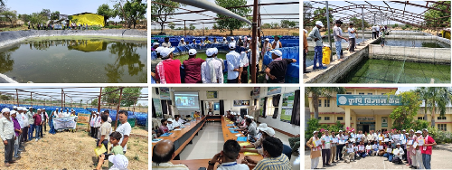 ICAR-NBFGR, Lucknow Organises Skill Development Programmes on Scientific Aquaculture for SC Farmers in Bundelkhand