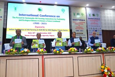 ICAR Tripura Centre Hosts International Conference on Sustainable Hill Farming (PASEL–2025)