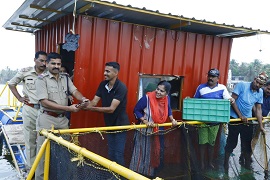 ICAR-CMFRI’s efforts to Popularize Cage Fish Farming win Recognition