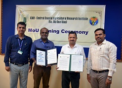 ICAR-CCARI, Goa inks MoU with PJTSAU, Hyderabad