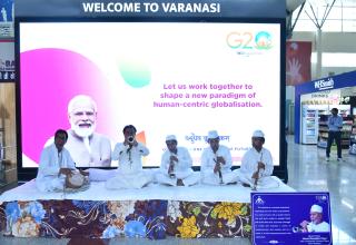 Delegates Welcome in G20 Summit 