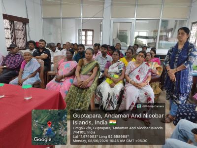 ICAR-CIARI, Sri Vijaya Puram Promotes Good Agricultural Practices and Sustainable Farming through Khet Bachao Abhiyan at Guptapara Village