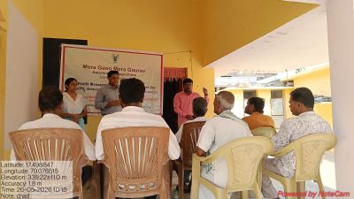 ICAR-CRIDA, Hyderabad Organises Awareness Programme on Soil Health Management and Balanced Fertilizer Use under Mera Gaon Mera Gaurav Programme