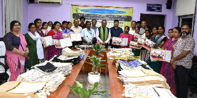ICAR-CRIJAF, Barrackpore Organizes Basic Skill Development Training on Making of Jute Bags for Rural Women