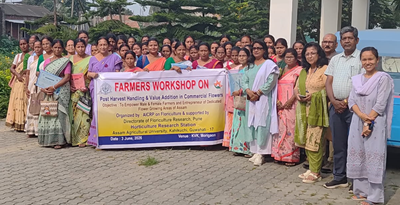 Off-Campus Training Programmes Organised at AICRP on Floriculture (NEH), Kahikuchi Centre, Assam