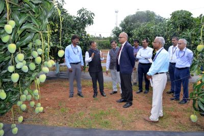 Shri Gyanendra D. Tripathi, Additional Secretary (DARE) & Secretary (ICAR), Visits ICAR-IIHR, Bengaluru; Emphasizes Technology Commercialization and Horticultural Innovation